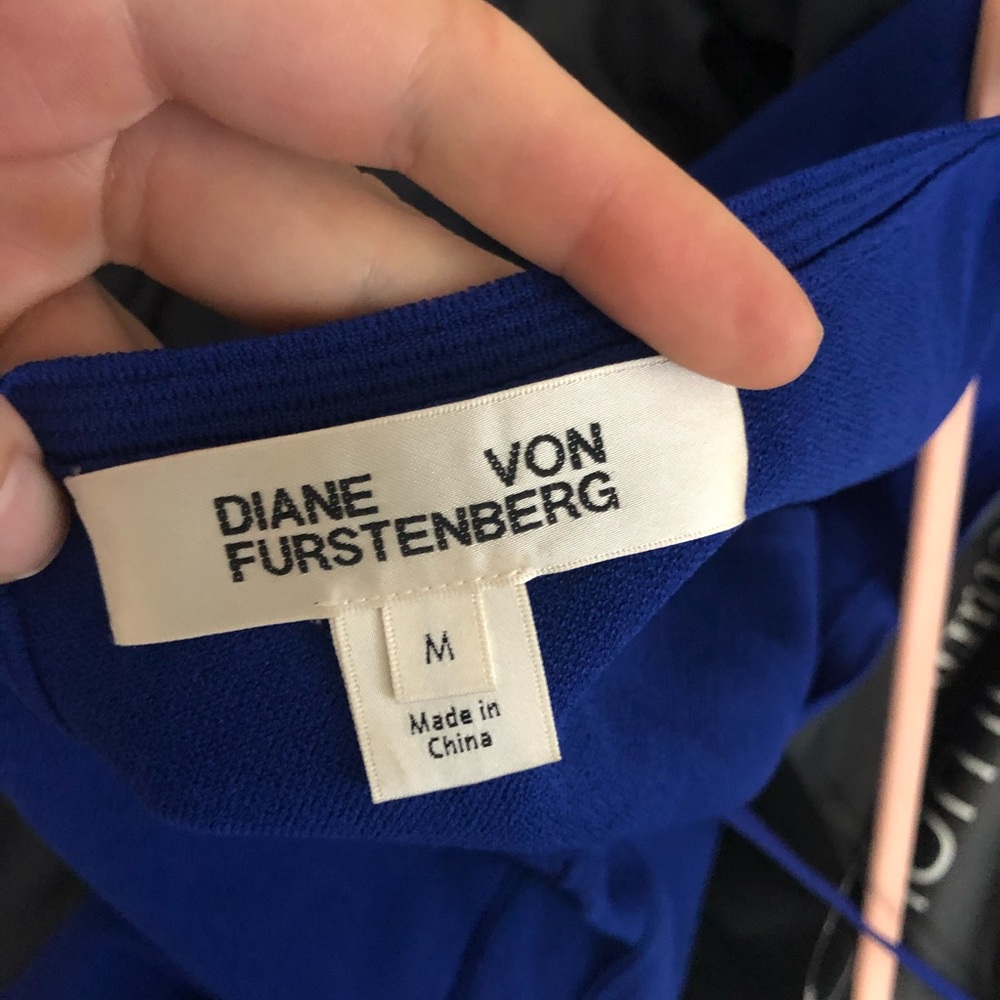 NWOT DVF DRESS BLUE - Picture 4 of 5